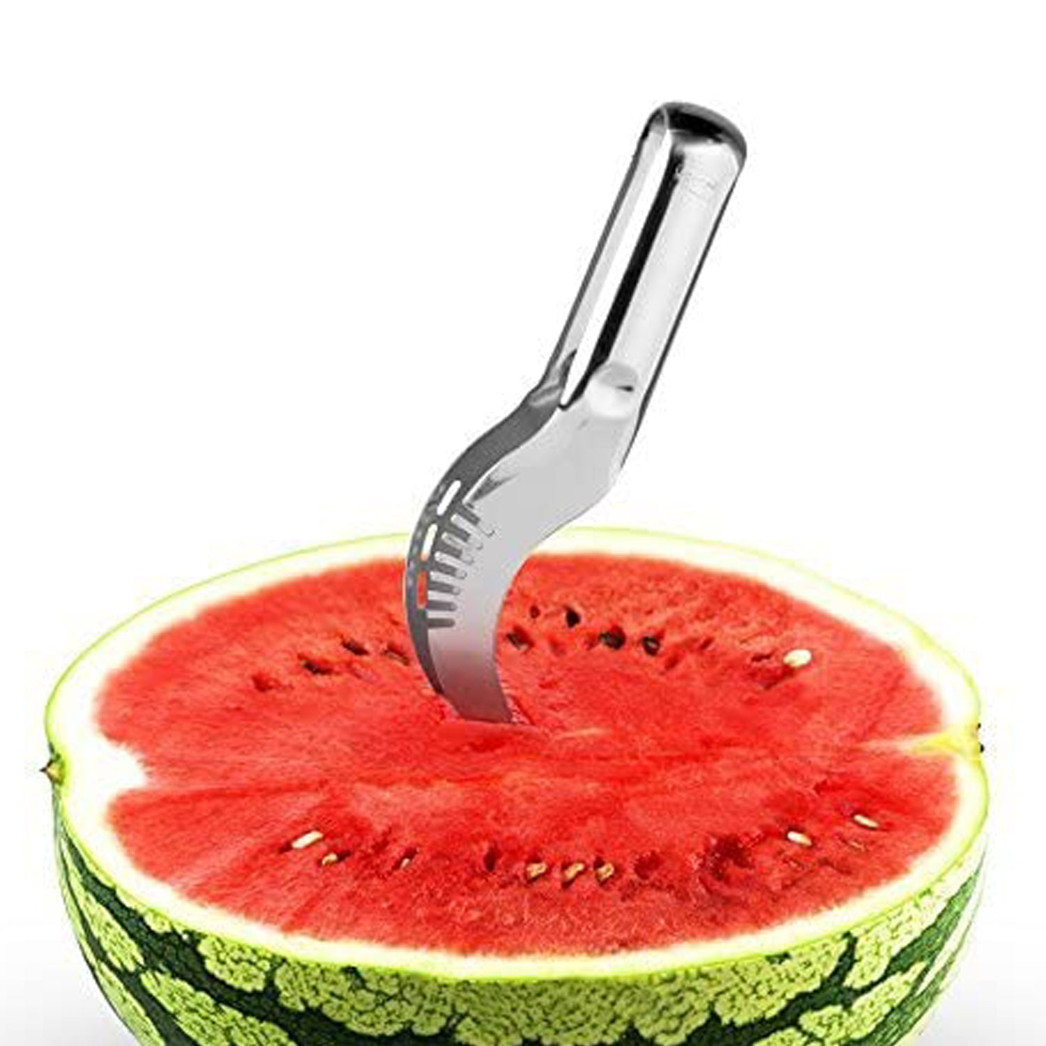 Watermelon slicer with steel corer Watermelon slicer with steel corer